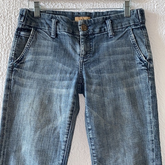 See Thru Soul Fit & Flare, Bootcut Distressed Jeans - Picture 4 of 16